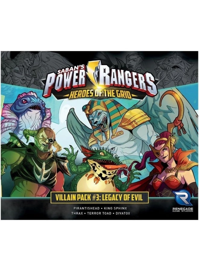 Power Rangers: Heroes of the Grid: Villain Pack #3 - Legacy of Evil