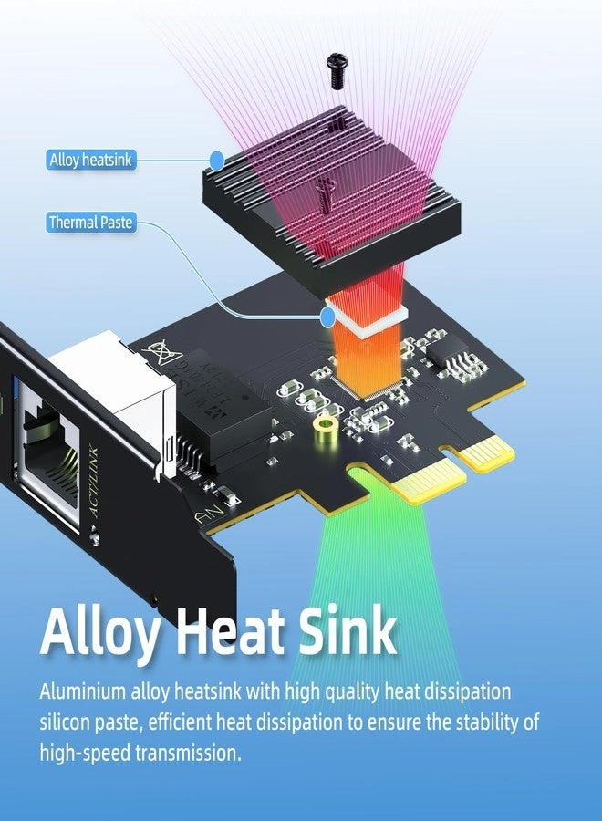 2.5G Base-T PCI-e Network Card - PCIe X1 Ethernet