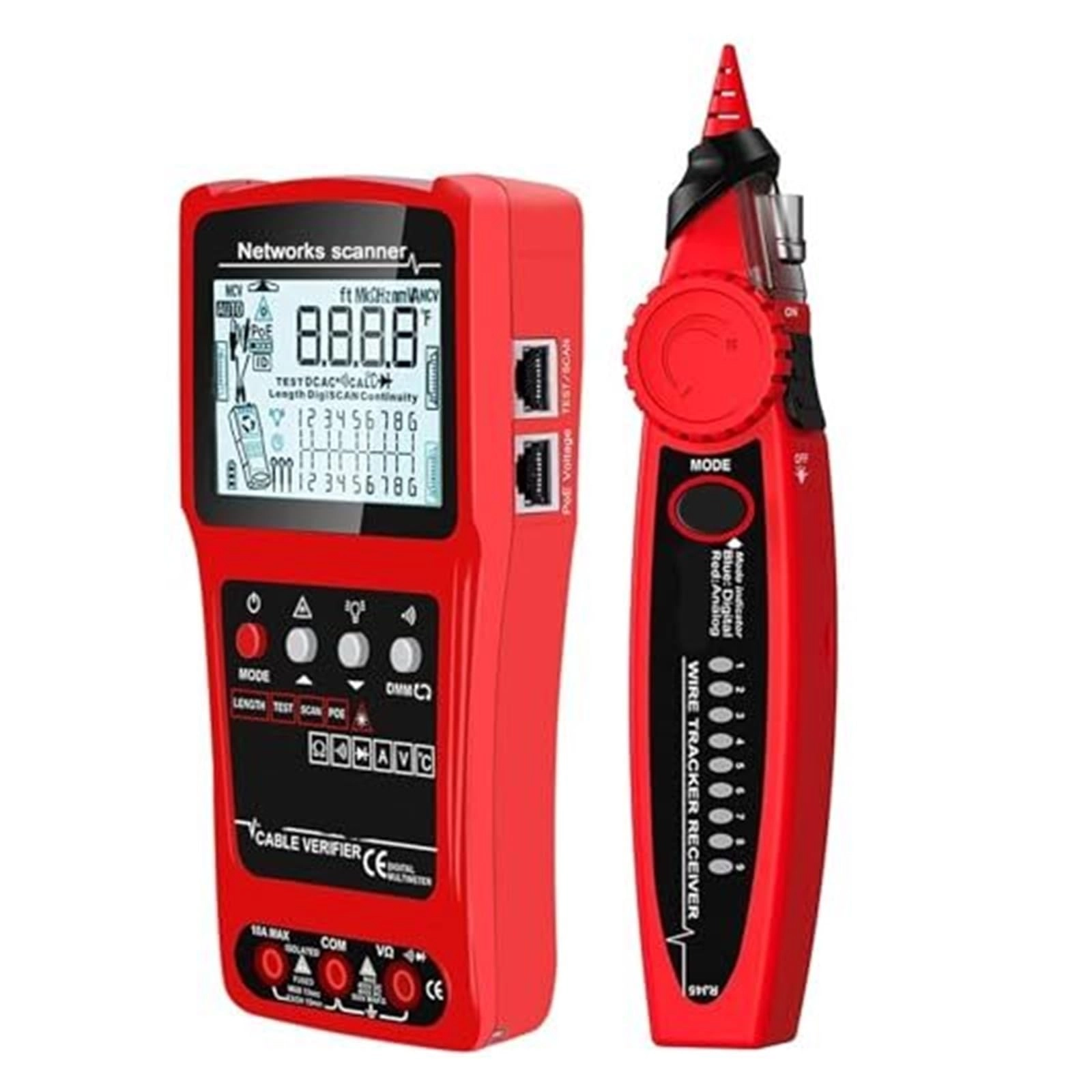 FVGshshDH LDPABBELE - 600M Length Measurement POE Test Noise free Cable Tracing