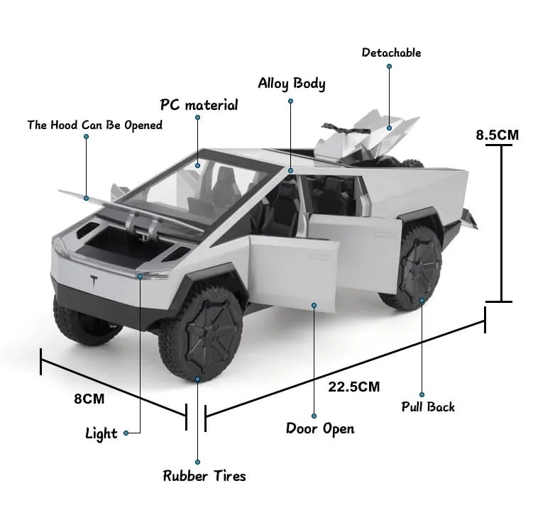 Cybertruck 1:24 - 1 pcs