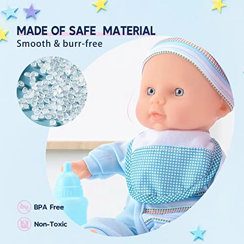 Twin Baby Doll - 12 inch Soft Body