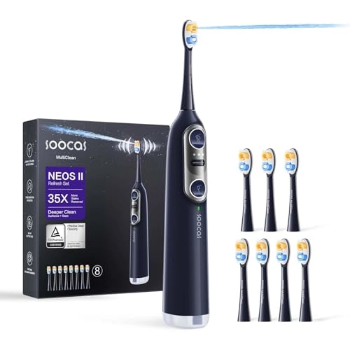NEOS II - Electric Toothbrush Water Flosser Dark Violet Set