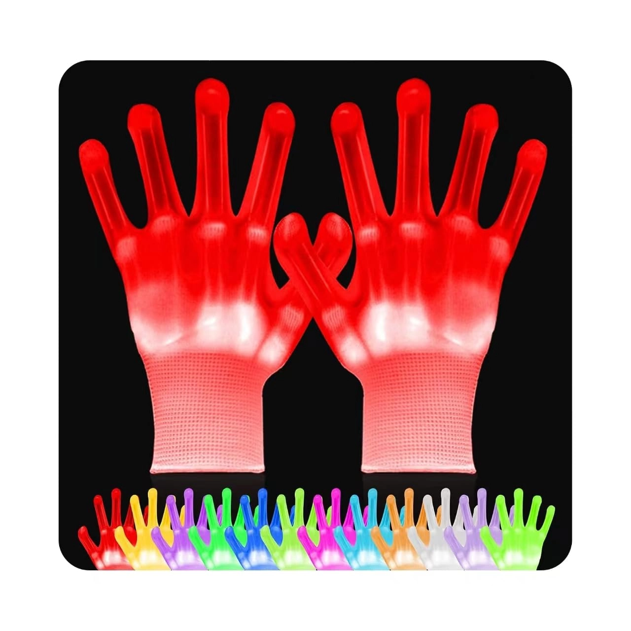 Shine life LED Gloves - 1.0 Count Adult Large