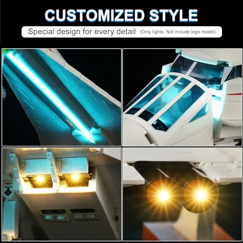 LED light kit for LEGO 10318 Concorde - Plastic 1