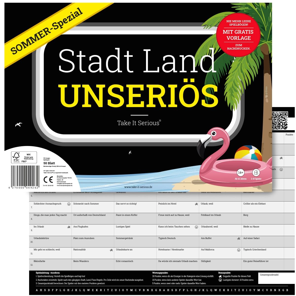 Take It Serious City Country Unreputable Summer Special - German 14 years and up