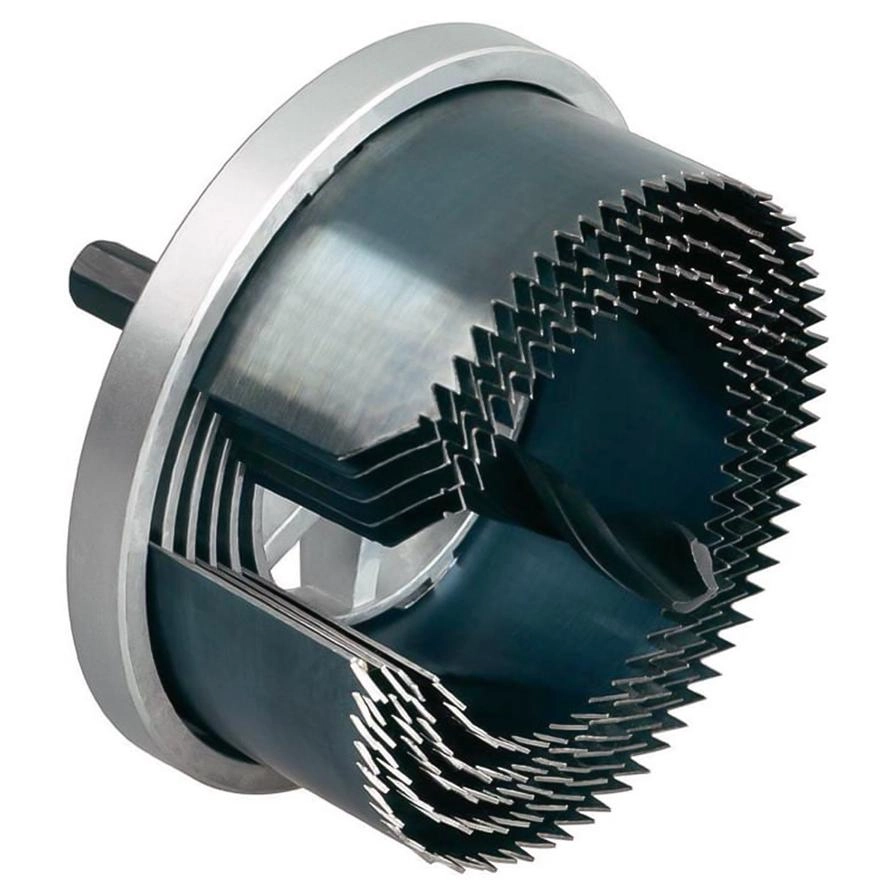 Promoline Hole Cutter - 60, 68, 75, 83, 92 mm hard and soft wood, veneered wood, laminated chipboard and plastics Pack