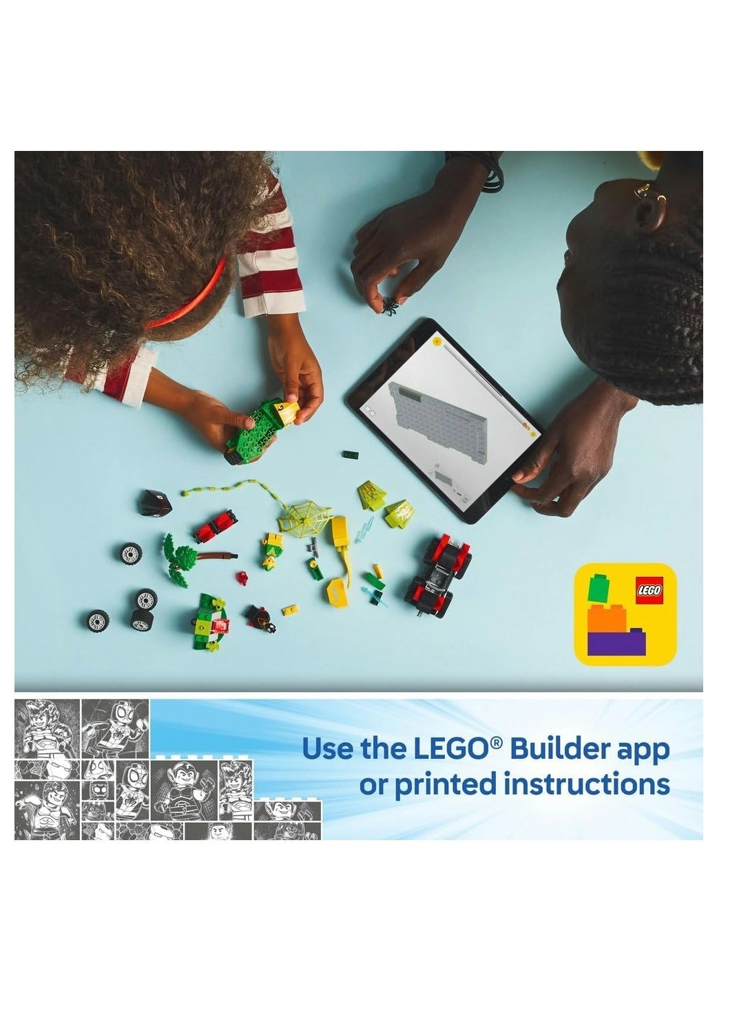 Marvel Spidey & His Amazing Friends Spin & Electro Dinosaur Vehicle Chase