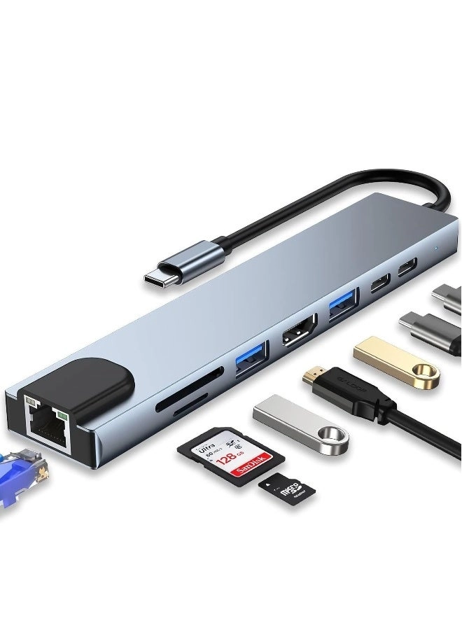 DUSALA USB C Hub 8-in-1