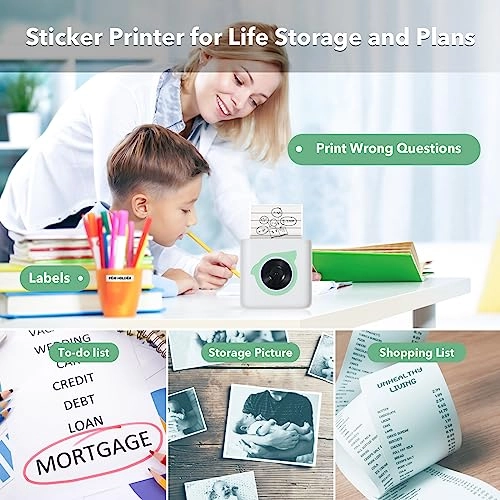 Mini Photo Printer L8 - 203DPI Thermal