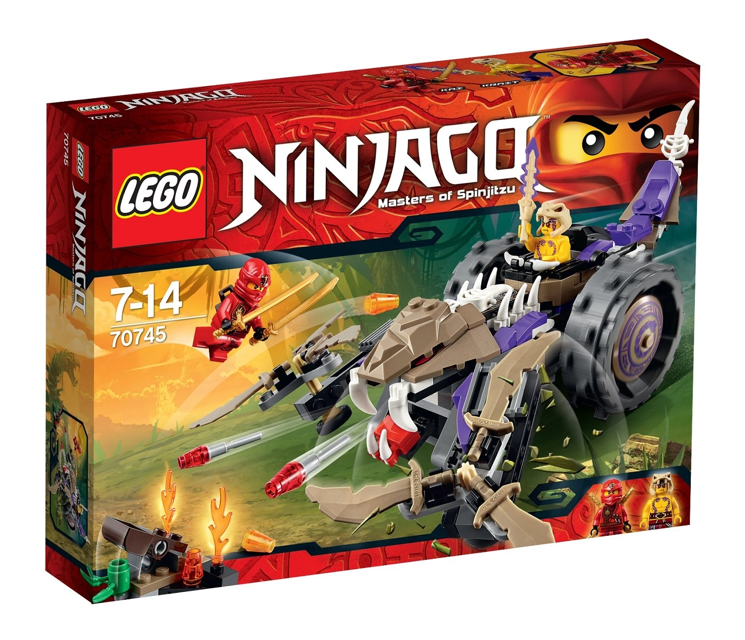 LEGO NINJAGO Anacondrai Crusher (70745) - 219 Pieces