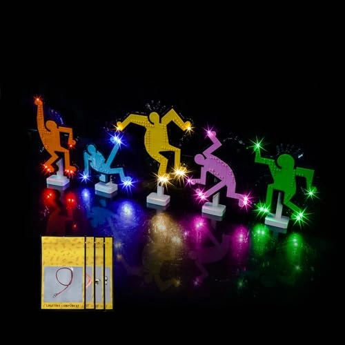 Light Kit for LEGO Keith Haring Dancing Figures 31216 - Copper Line