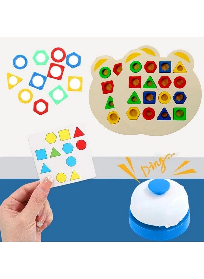 Geometric Shape and Color Matching Puzzle Board Game - 3+