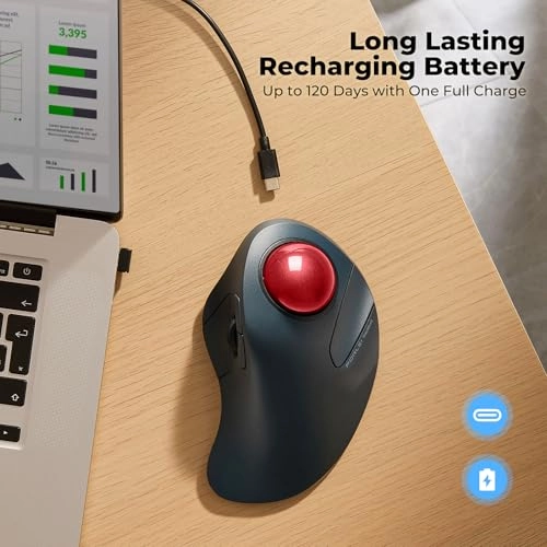 Trackball Mouse - Bluetooth USB