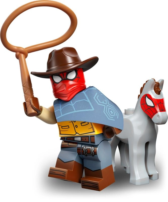 BRICK Flip Cowboy Spider-Man Mini Figure