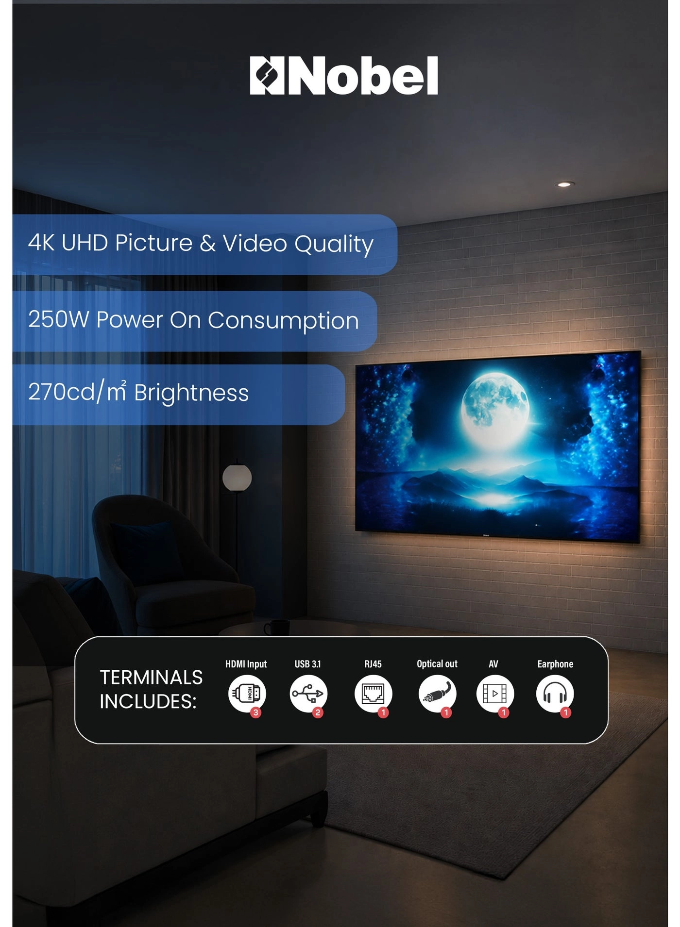 TV UHD85LEDS5 85"