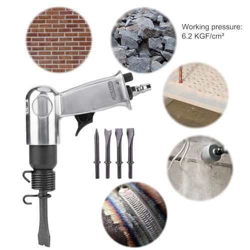 Air Hammer Kit - 4-Chisels Pneumatic