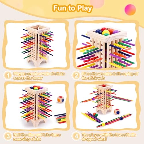 Wooden Board Games - 4 years and up