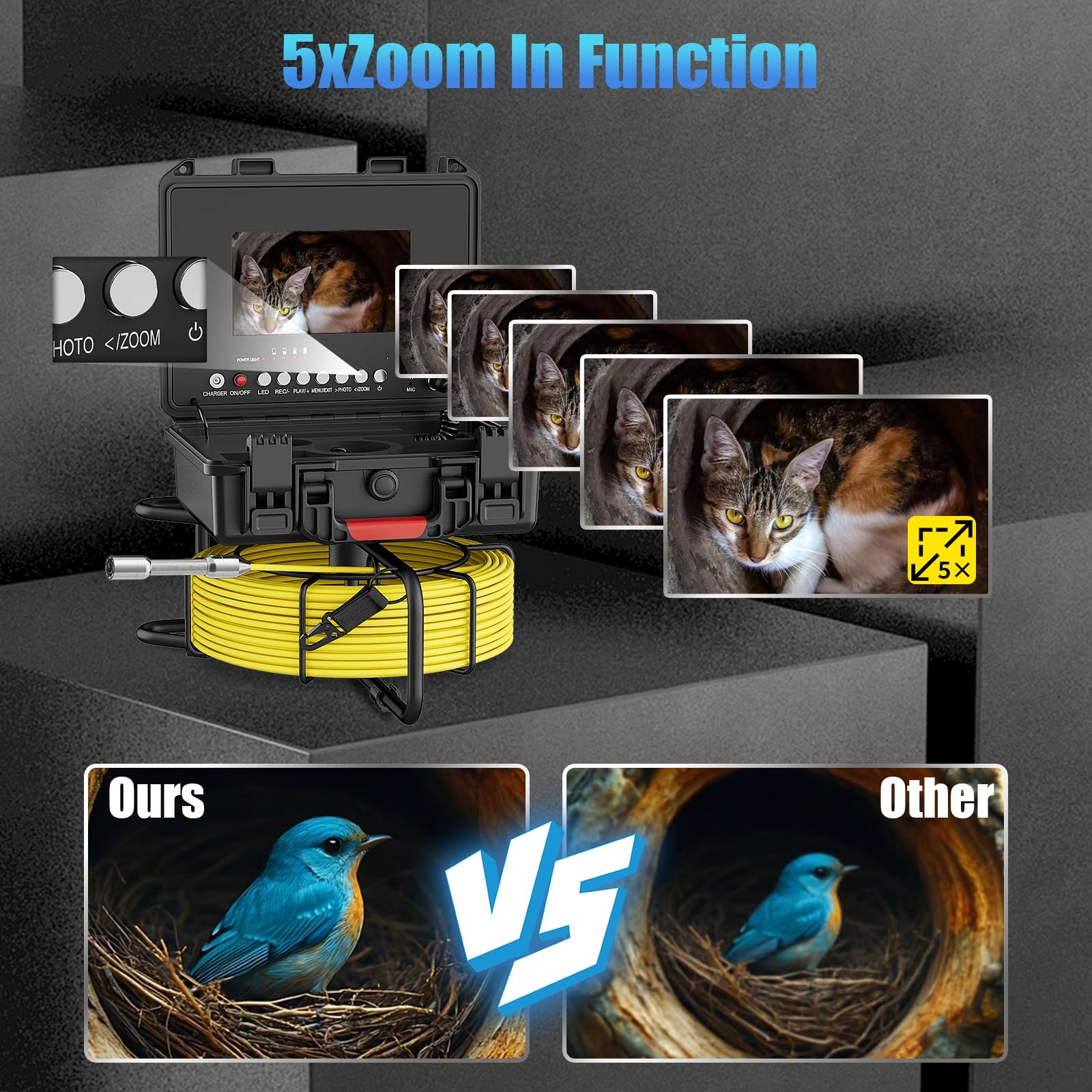 Sewer Camera - 65FT/20M 17MM