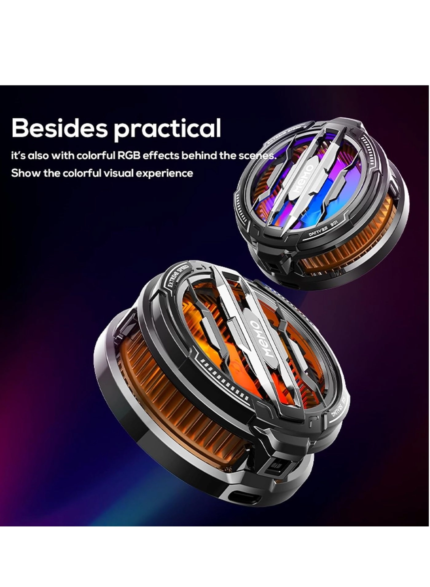 CX07 - 2.83-3.66 inches Black+RGB