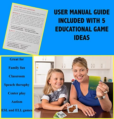 Animal Matching Cards - 3 years and up 100 pieces