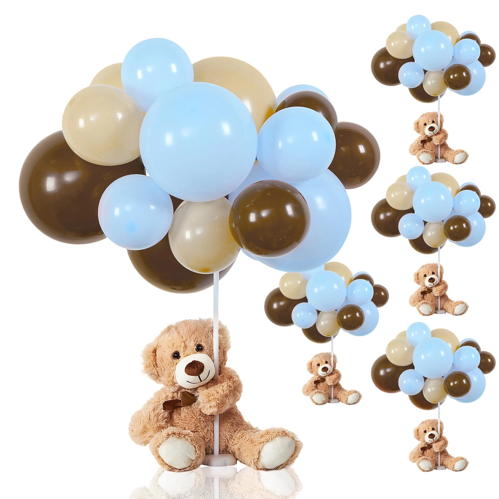 Meooeck Baby Party Decorations Balloons Set - 185 Pcs Baby Shower