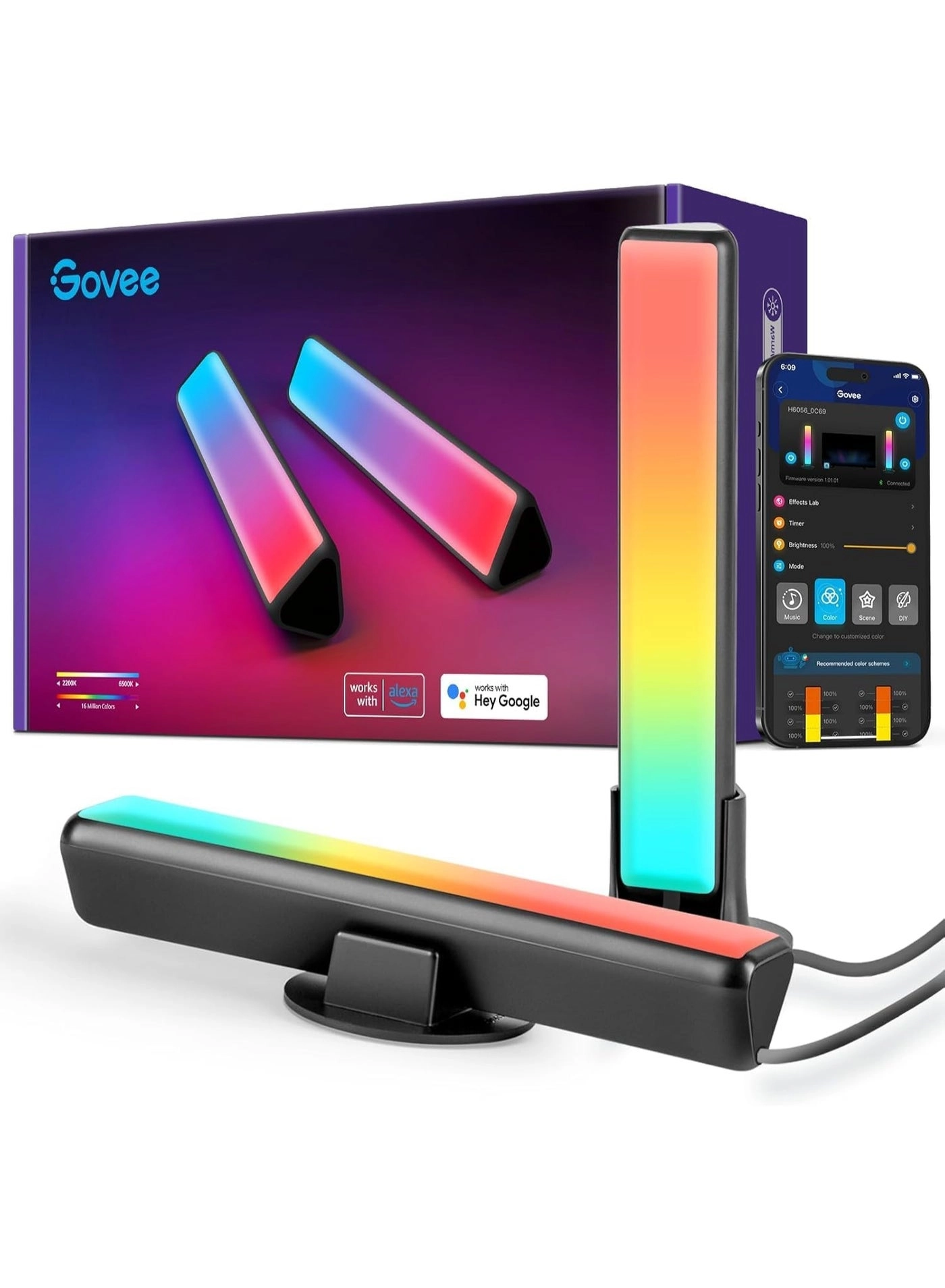 Govee Flow Plus LED light bars - Smart WiFi RGBIC TV Backlight