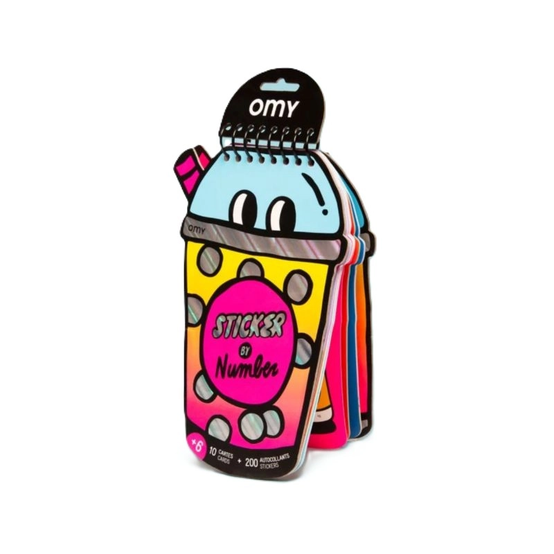 OMY Bubble Tea Activity Sticker Book 200 pcs