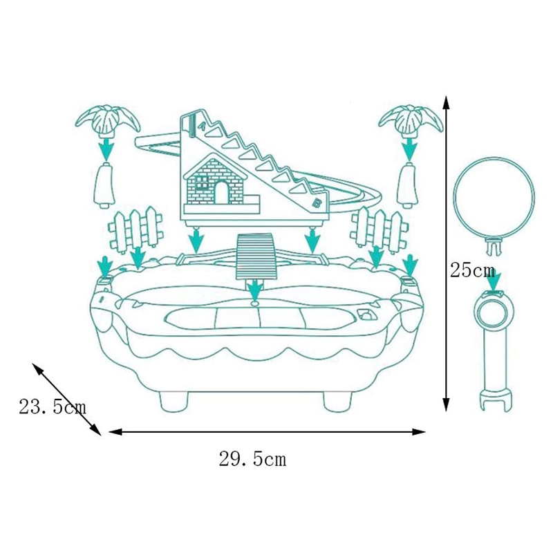 Penguin Slide & Fishing Game - 2-in-1 Pink