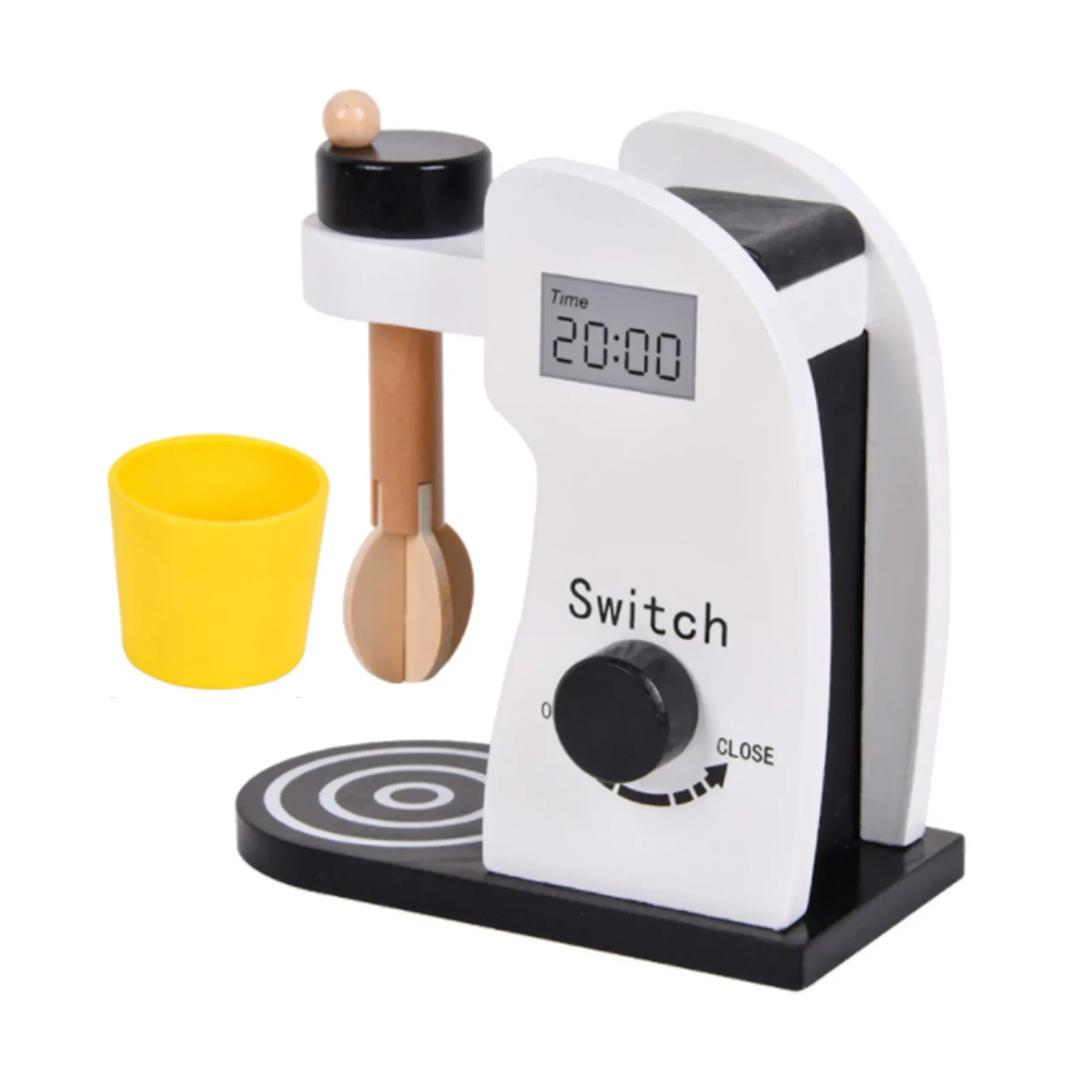 Little Angel Kids Wooden Stand Mixer Pretend Playset - 2pcs (5551007-Bl-20509)