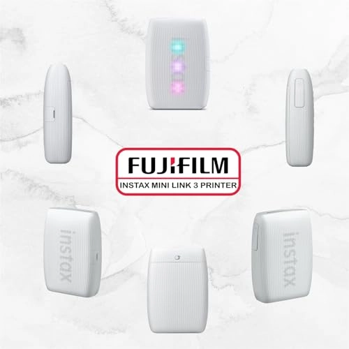 Mini Link 3 - Sage Green + INSTAX Mini Instant Film - 20 Exposures + Microfiber Cleaning Cloth