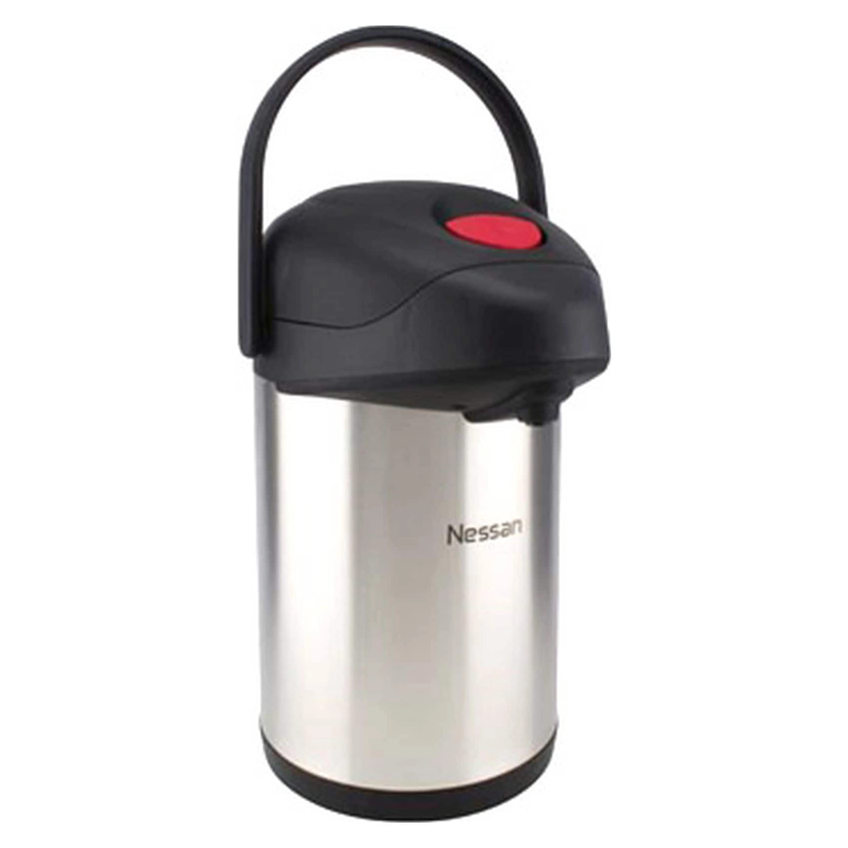 Nessan Airpot Stainless Steel Pump Flask - 3L
