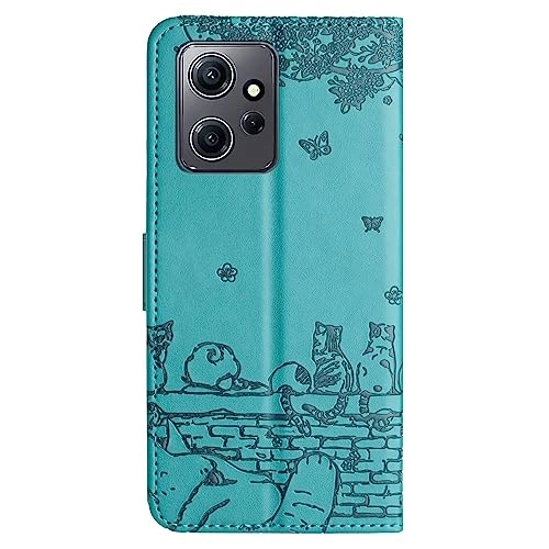 Nadoli Cute Cat Case Wallet Flip Cover for Xiaomi Redmi Note 12 4G
