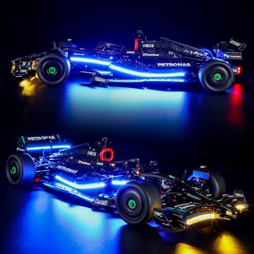 LED Light for Mercedes-AMG F1 W14 E Performance (42171) - Cool white Battery Powered