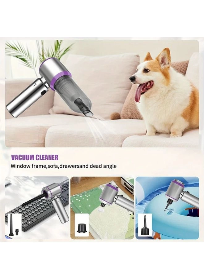 4-in-1 Wireless Handheld Vacuum Cleaner - 2000mAh