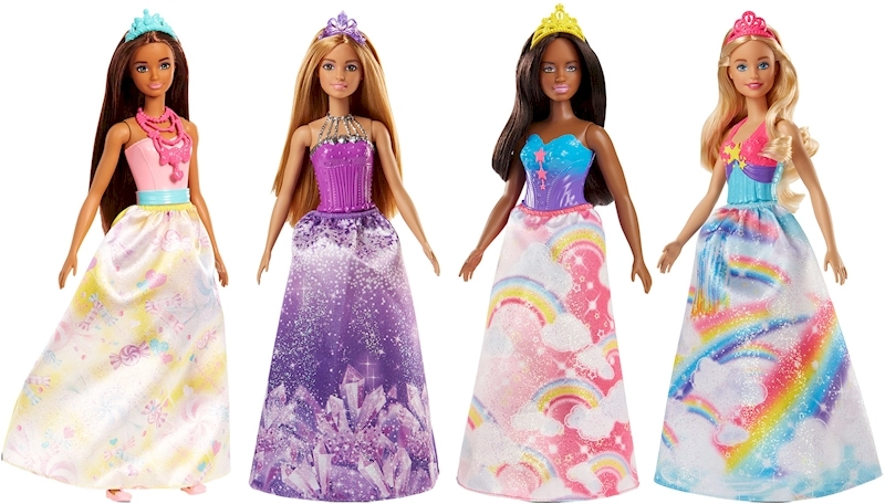 Barbie Dreamtopia - 2-In-1 11.5-In Blonde Princess To Mermaid Ages 3+