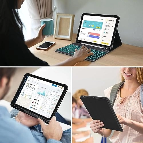 Keyboard Case with Pencil Holder for iPad 10th generation 10.9-inch (2022)