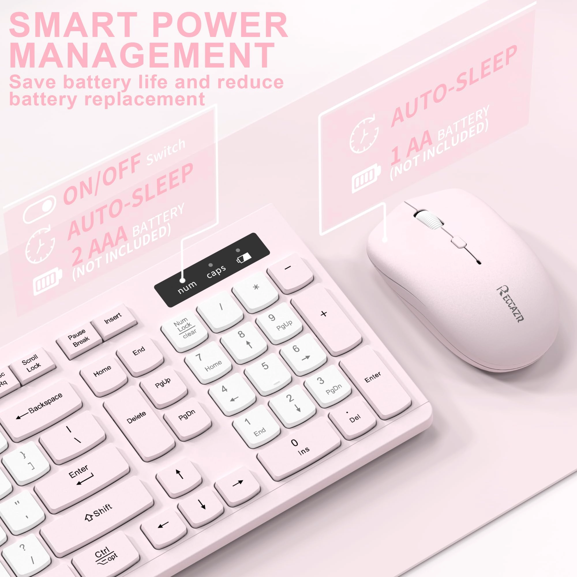 Ergonomic Wireless Keyboard - Wired