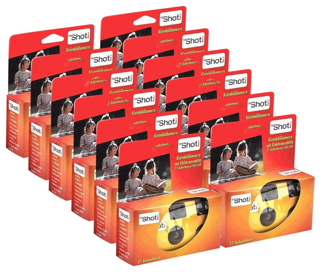 Love White Disposable Wedding Camera - 27 Photos Flash