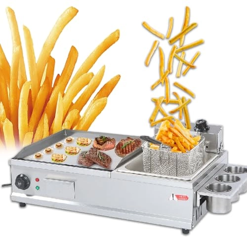 Electric Griddle - 35 x 40cm Deep Fryer