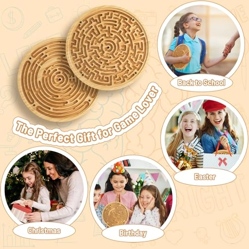 Labyrinth Wooden Puzzle (WBG-S-035) - 1 pcs