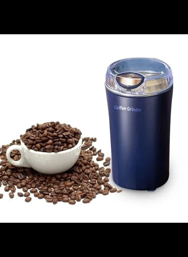 RADIOTRONICS Electric Coffee Grinder - Stainless Steel Portable Ceramic