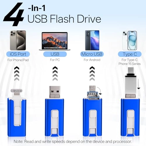 USB Stick - USB 3.0 Lightning Micro USB USB-C 256GB