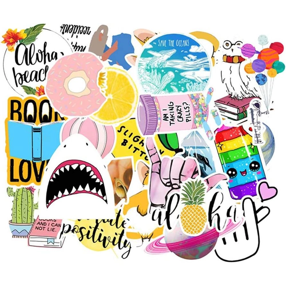 Cute Sticker Book Waterproof 103 pcs