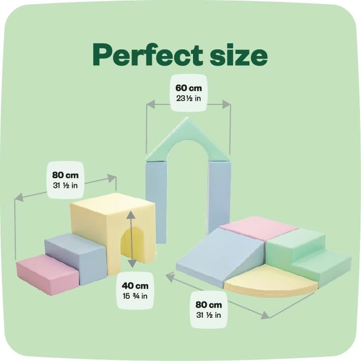 Soft Shape Blocks - 10 pcs