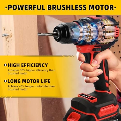 Power Drill Driver - 2.0Ah 21V Bundle