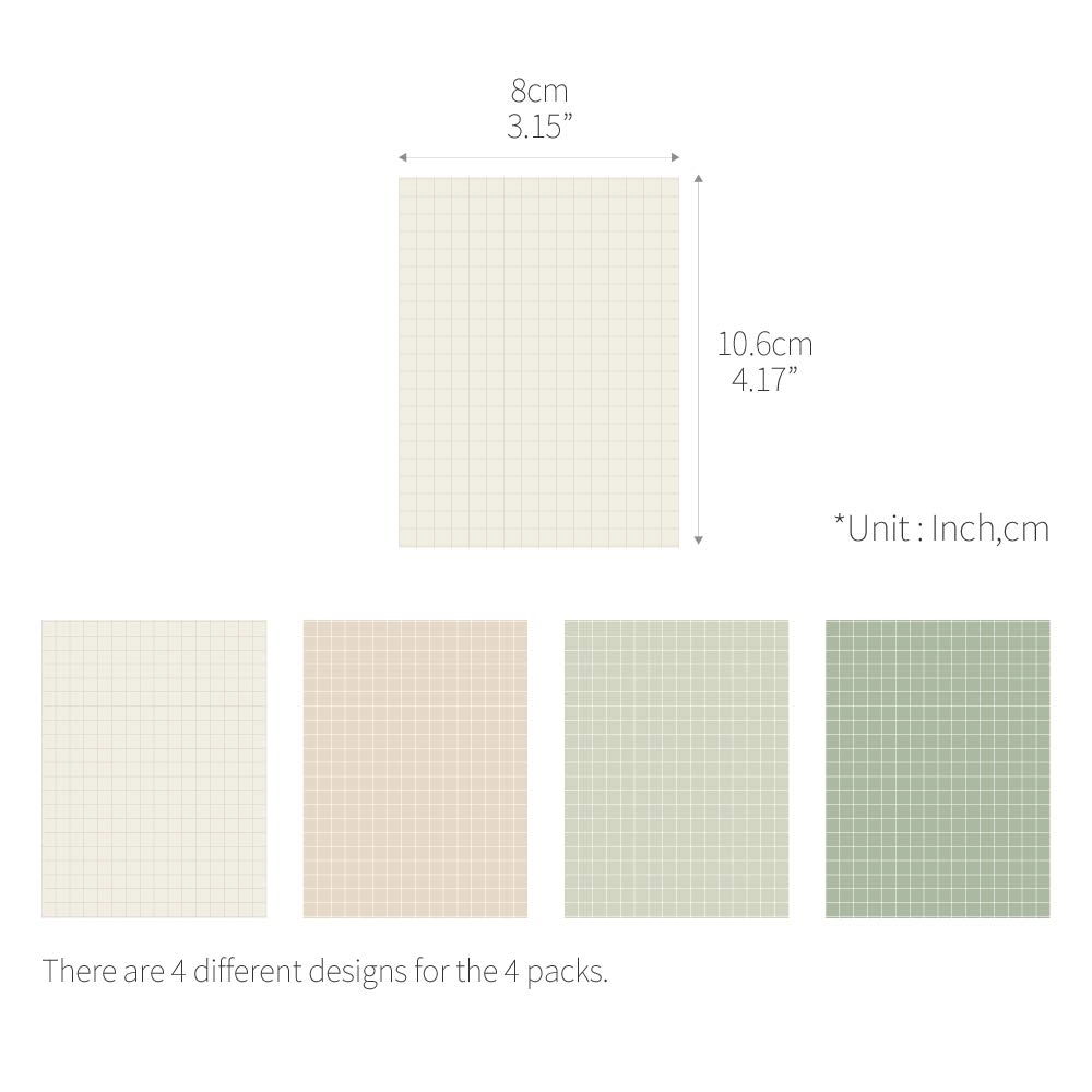 Memopad Softcover - Blank 400 Sheets