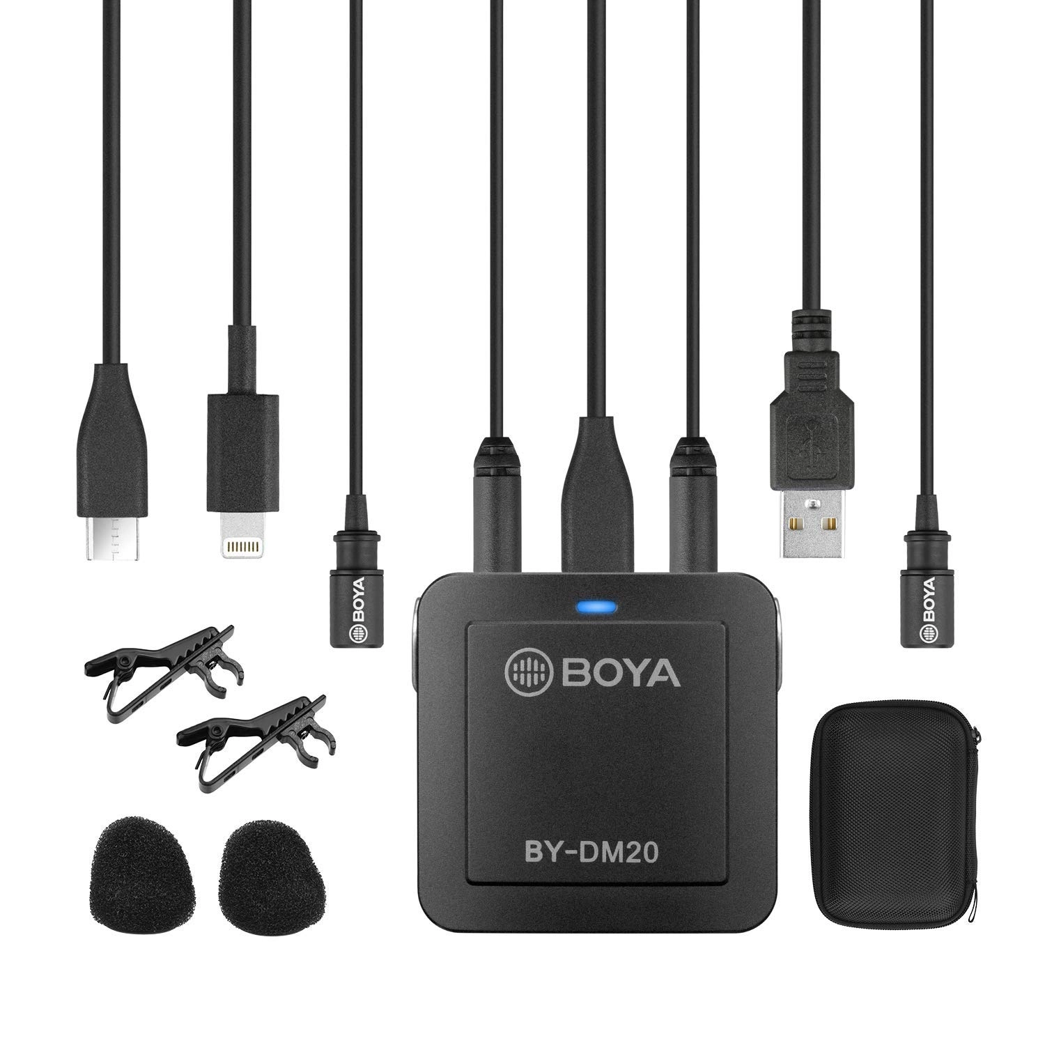 QULONG BY-DM20 Lightning+USB Microphone