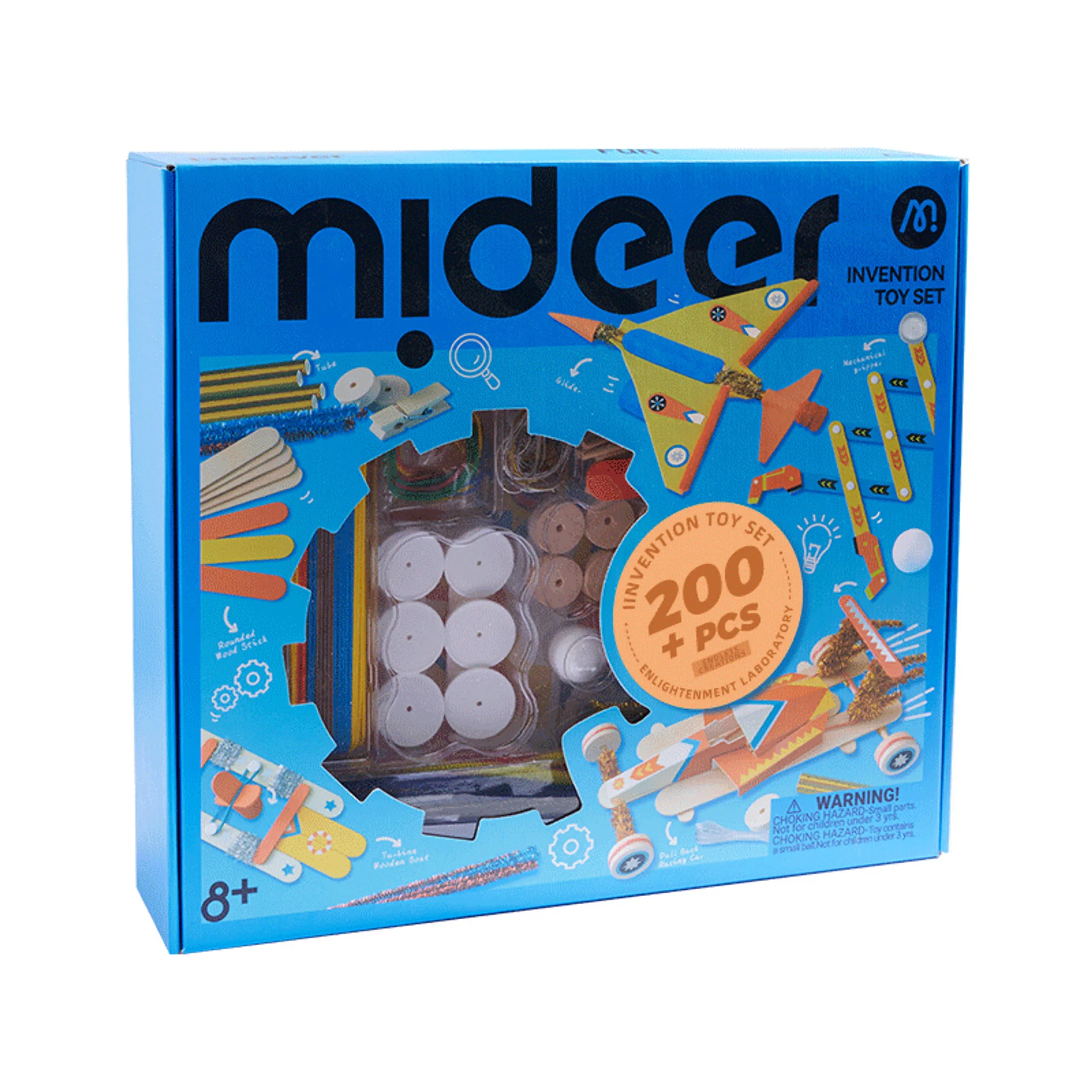 MIDEER Beginner Invention DIY Kit - 8 years+ 200+ pieces