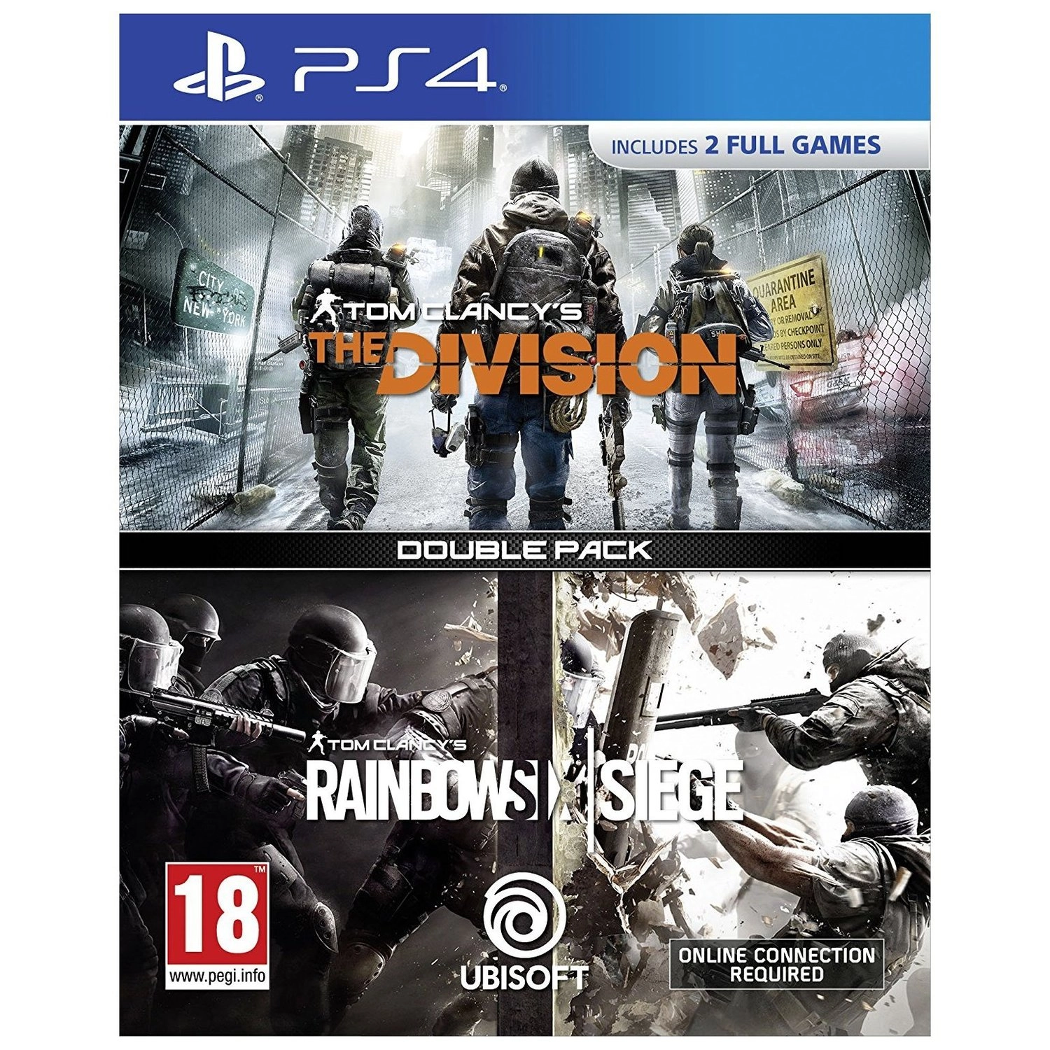 The Division + Rainbow Six Siege Double Pack - PlayStation 4