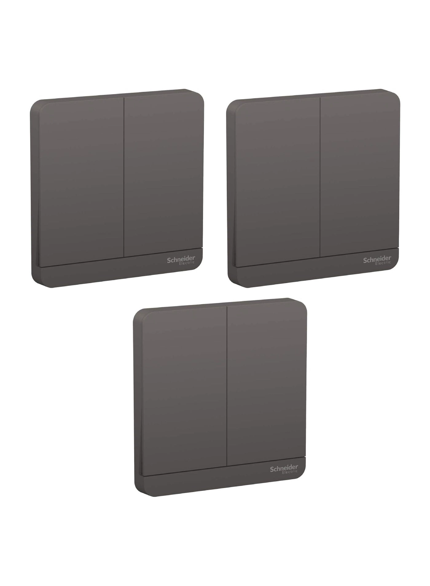 AvatarOn 16AX 2-Gang 1-Way Switch - 3 pcs